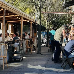 Outdoor seating