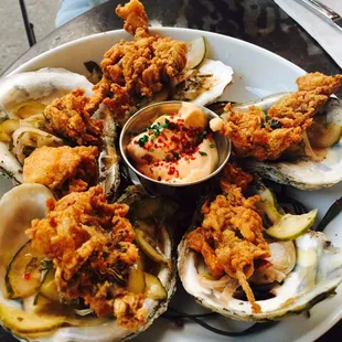 Flash Fried Oysters