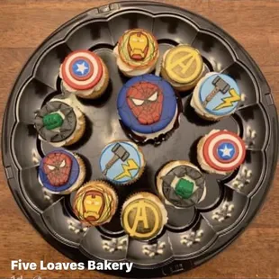 Marvel cupcakes