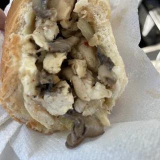 Philly Cheese Chicken Sandwich