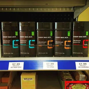 a variety of products for sale