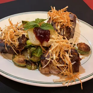a plate of food