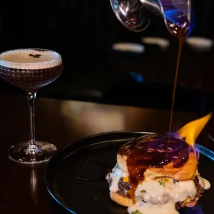 Five on Fire Burger &amp; Espresso Martini