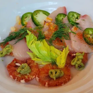 Hamachi Crudo