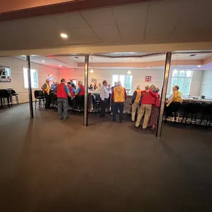 Bar area in convention hall