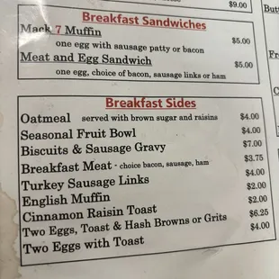 Sides