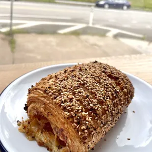 Ham and cheese croissant