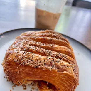 a pastry on a plate