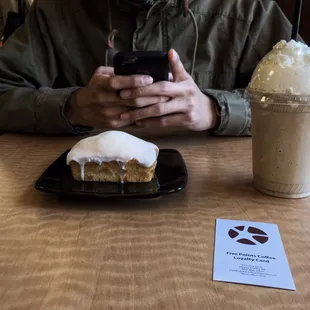 Iced Lemon Loaf &amp; Coffee Shake