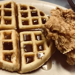 Chicken and waffles!!!!