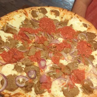 Meatball Pizza