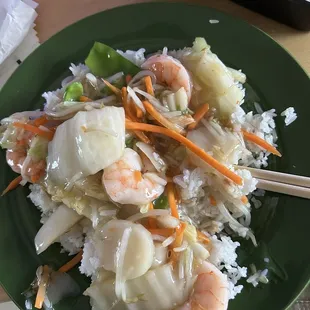 Shrimp Kow, without shrums