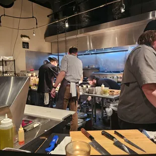 sushi and sashimi, interior