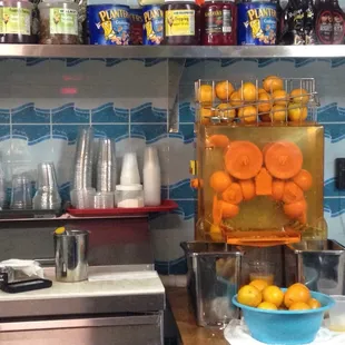 Fresh squeezed orange juice!