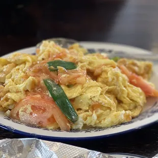 Stir Fried Tomatoes with Scrambled Egg