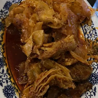 Beef Tendon and Tripe with Chili Sauce