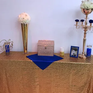 Absolutely no extra cost for any decoration. Anything and everything we have is included in our base price of $15.00 per person.