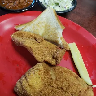Catfish dinner