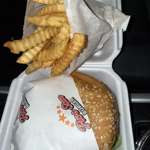 Avocado Burger Combo