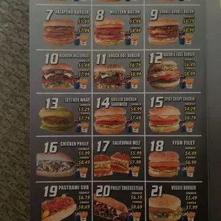 ramen and noodles, menu