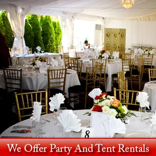 5 Star Catering Offers Party and Tent Rentals
