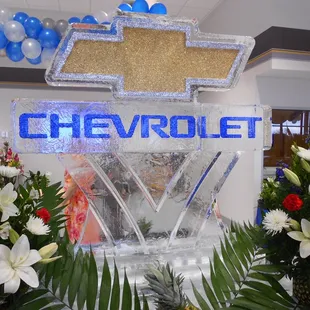 Ice Carving Chevrolet Grand Opening