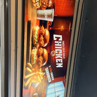 Chicken sandwich and Oreo shake