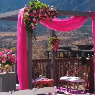 Cheyenne Mountain Resort Ceremony Decorations