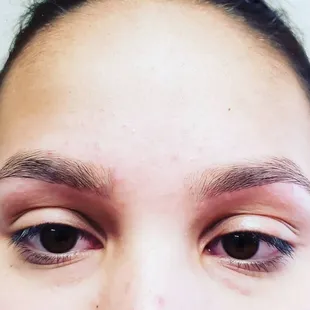 Eyebrow threading