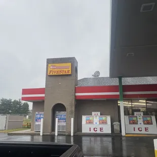 the front of the store