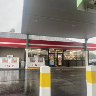 the front of the store