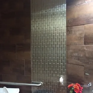 Sweet bathroom for a liquor store