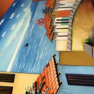 Painted table