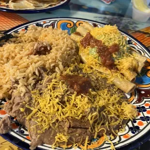 #19, the rolled taco plate