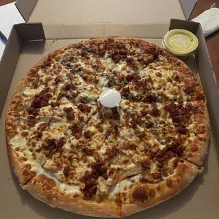 Chicken Bacon Ranch Pizza