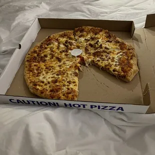 Extra cheese pizza