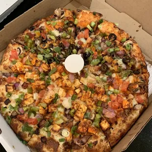 Paneer Tikka Masala Pizza 5/5 Veggie Masala Pizza 4/5