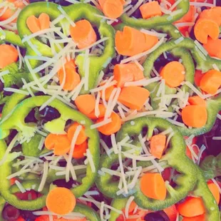 Beautiful salad and good service