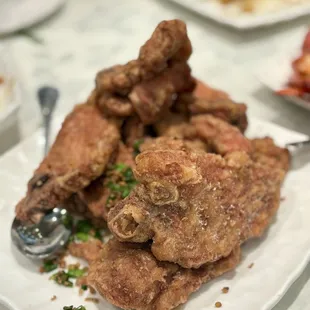 Fried Pork Chops with Spicy Salt.