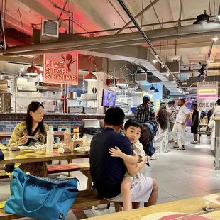 Seating area for Five Star Shrimp