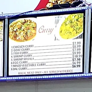 Curry prices.