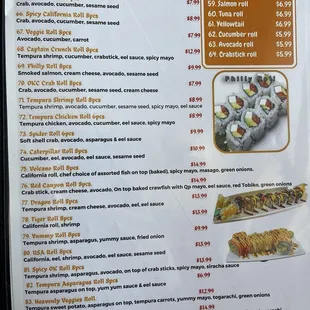 3/6/24 menu