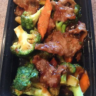 Beef with broccoli