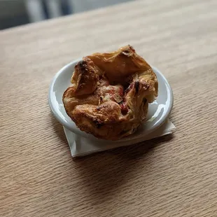 9/4/21 ~8:30 - Kouign-amann (Rhubarb)