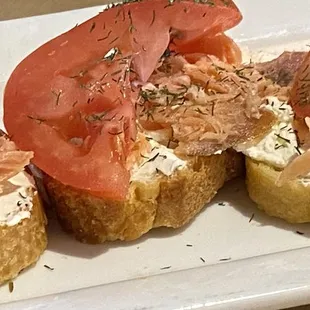 Smoked Salmon Apetizer..