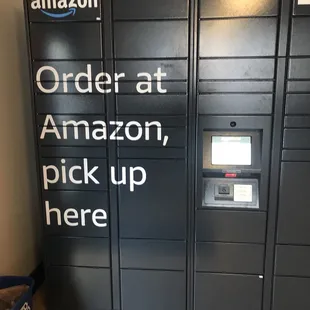 Amazon drop/pickup inside
