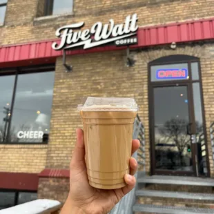 Kingfield Latte with oat milk