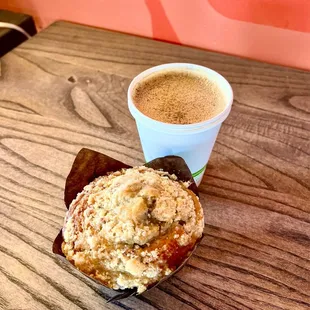 Blueberry Muffin ($3.25) &amp; The Kingfield ($5.25)