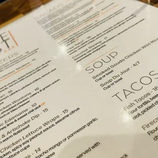 Menu up!