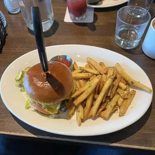 Five West Burger Garlic Fries